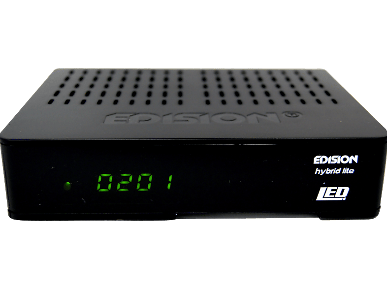 Edision progressiv hybrid lite DVB-C//T Kabel Receiver für digitales Kabelfernsehen inkl 2ter großer Argus Fernbedienung