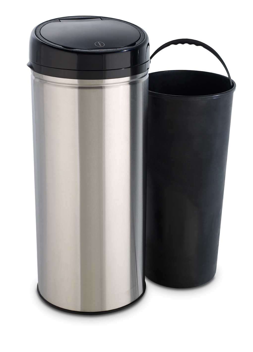 ECHTWERK EW-PE-0235 Easy touch Abfalleimer Schwarz/Edelstahl gebürstet