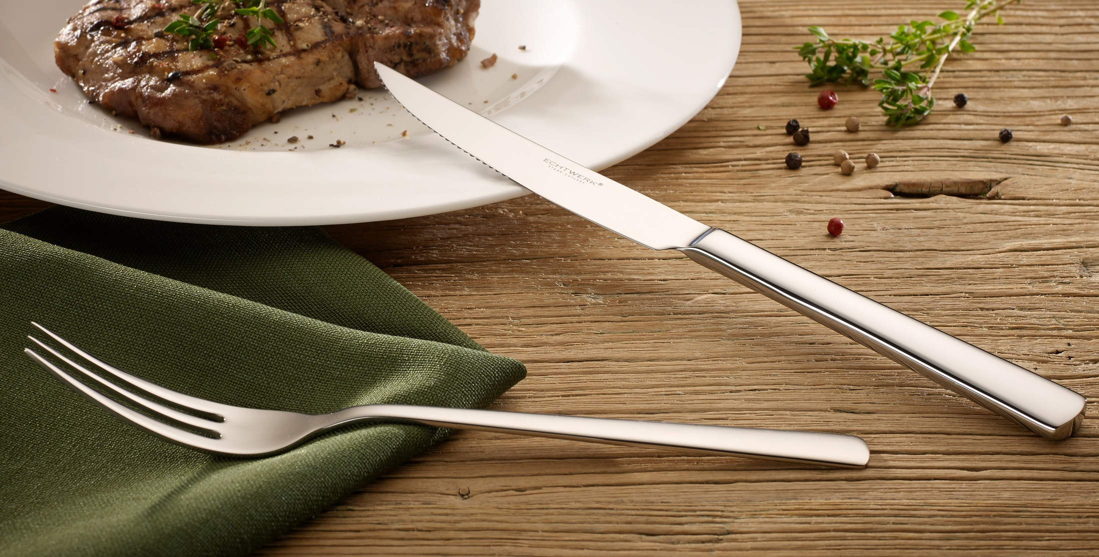 ECHTWERK EW-SB-0560 Sarre 12-tlg. Steakbesteck-Set Edelstahl