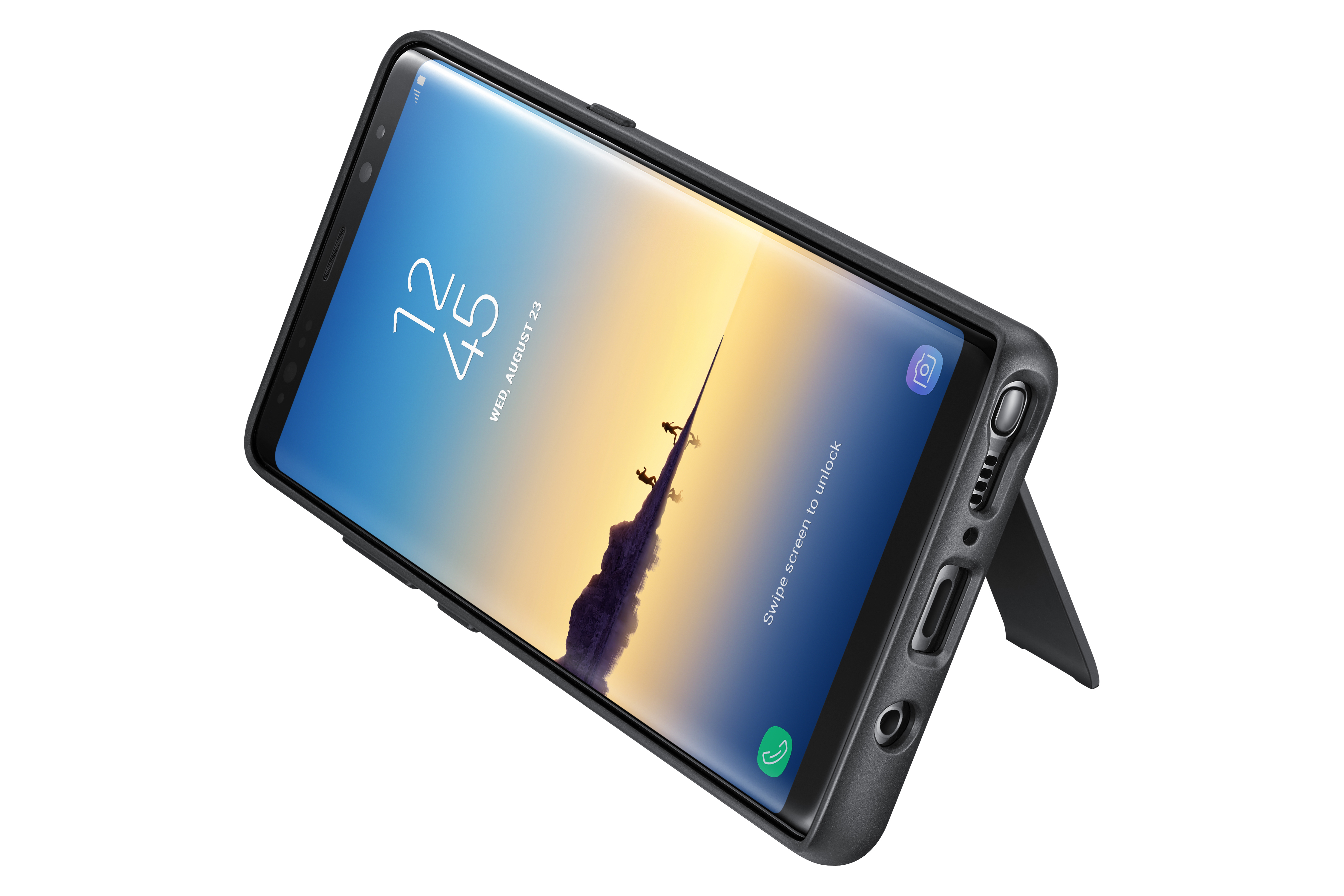SAMSUNG Protective Cover EF-RN950, Backcover, Samsung, Galaxy Note 8, Schwarz