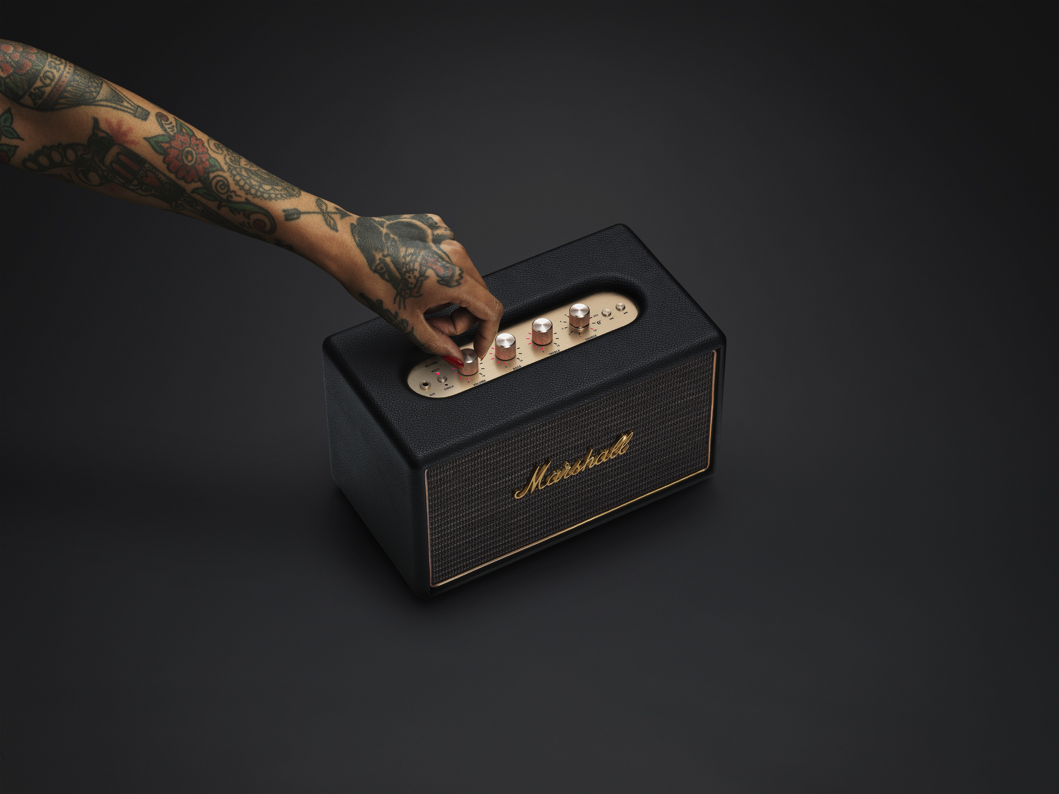MARSHALL Acton Wifi Lautsprecher, Schwarz