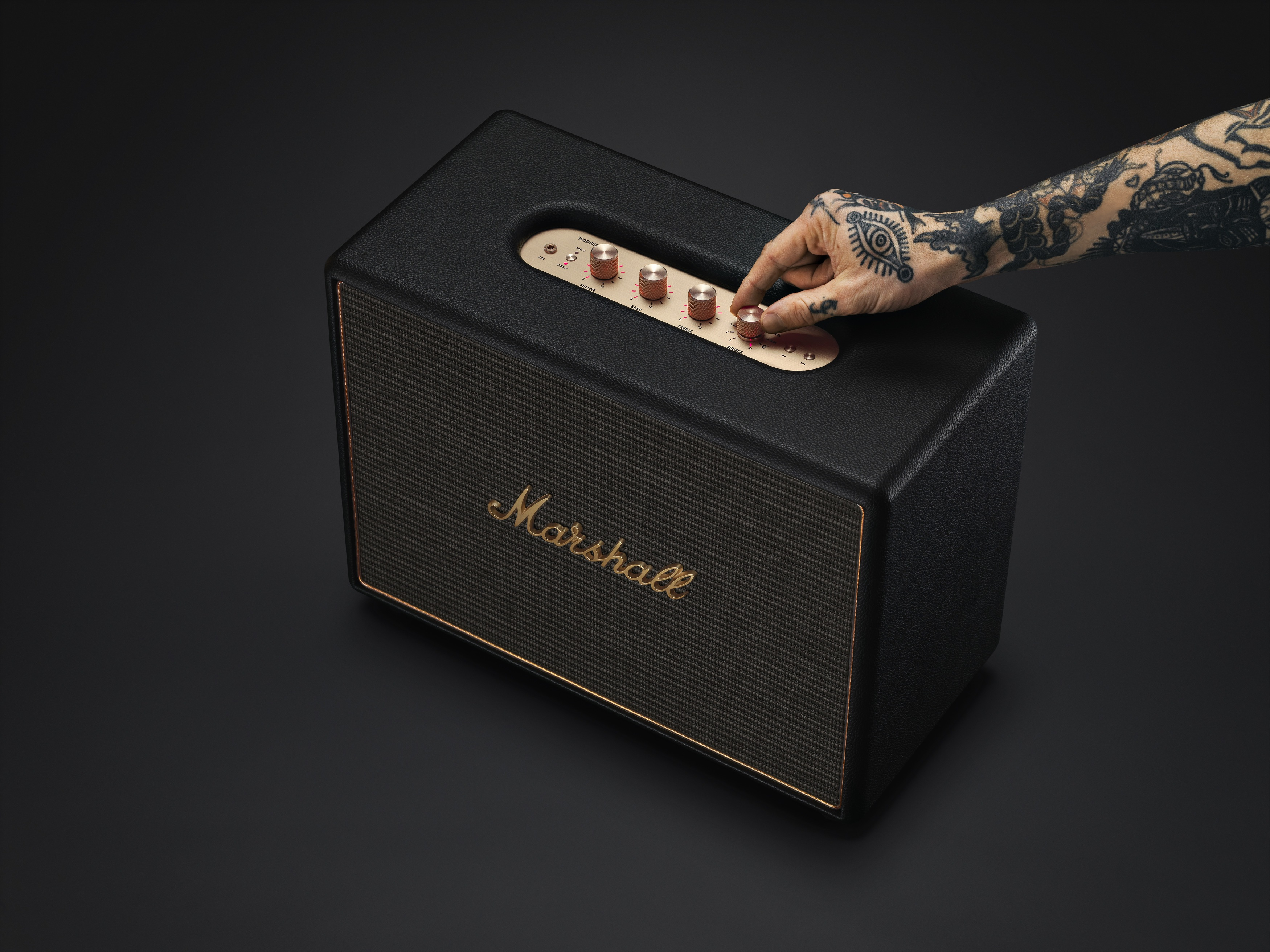 MARSHALL Woburn Wifi Lautsprecher, Schwarz