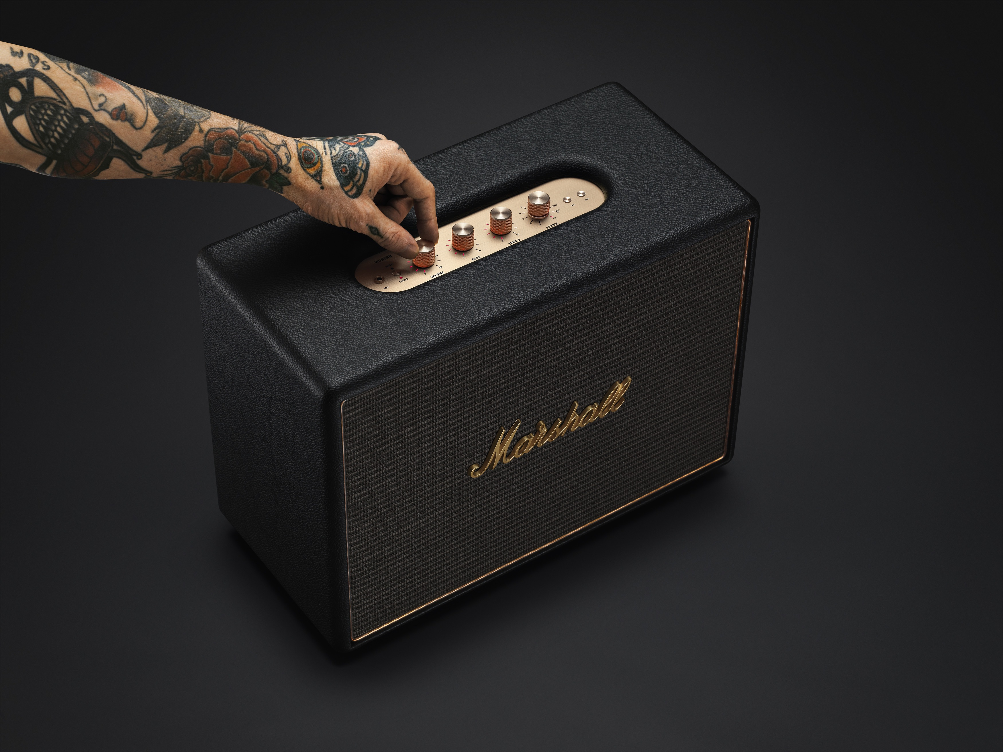 MARSHALL Woburn Wifi Lautsprecher, Schwarz