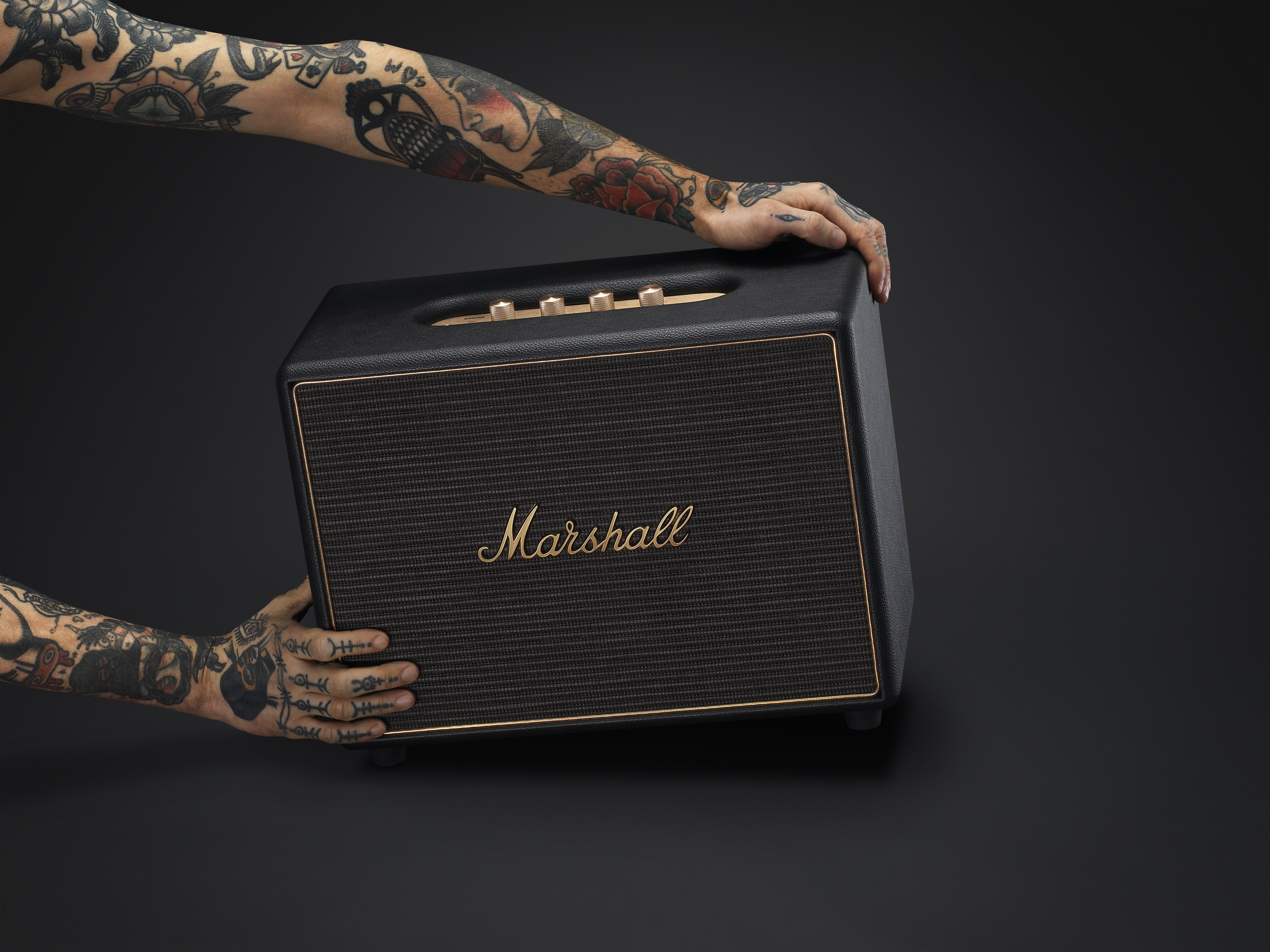 MARSHALL Woburn Wifi Lautsprecher, Schwarz
