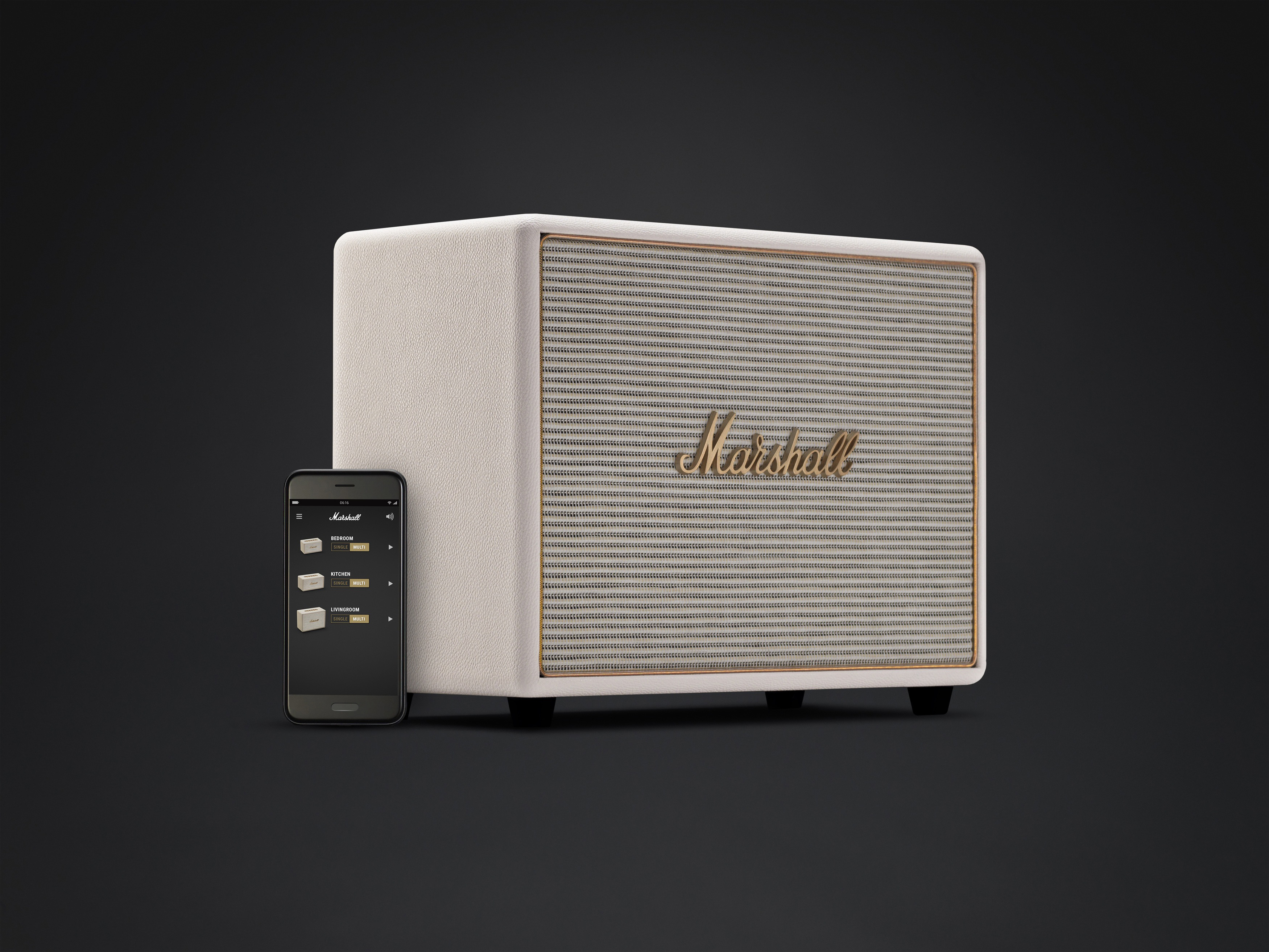 MARSHALL Woburn Wifi Lautsprecher, Creme