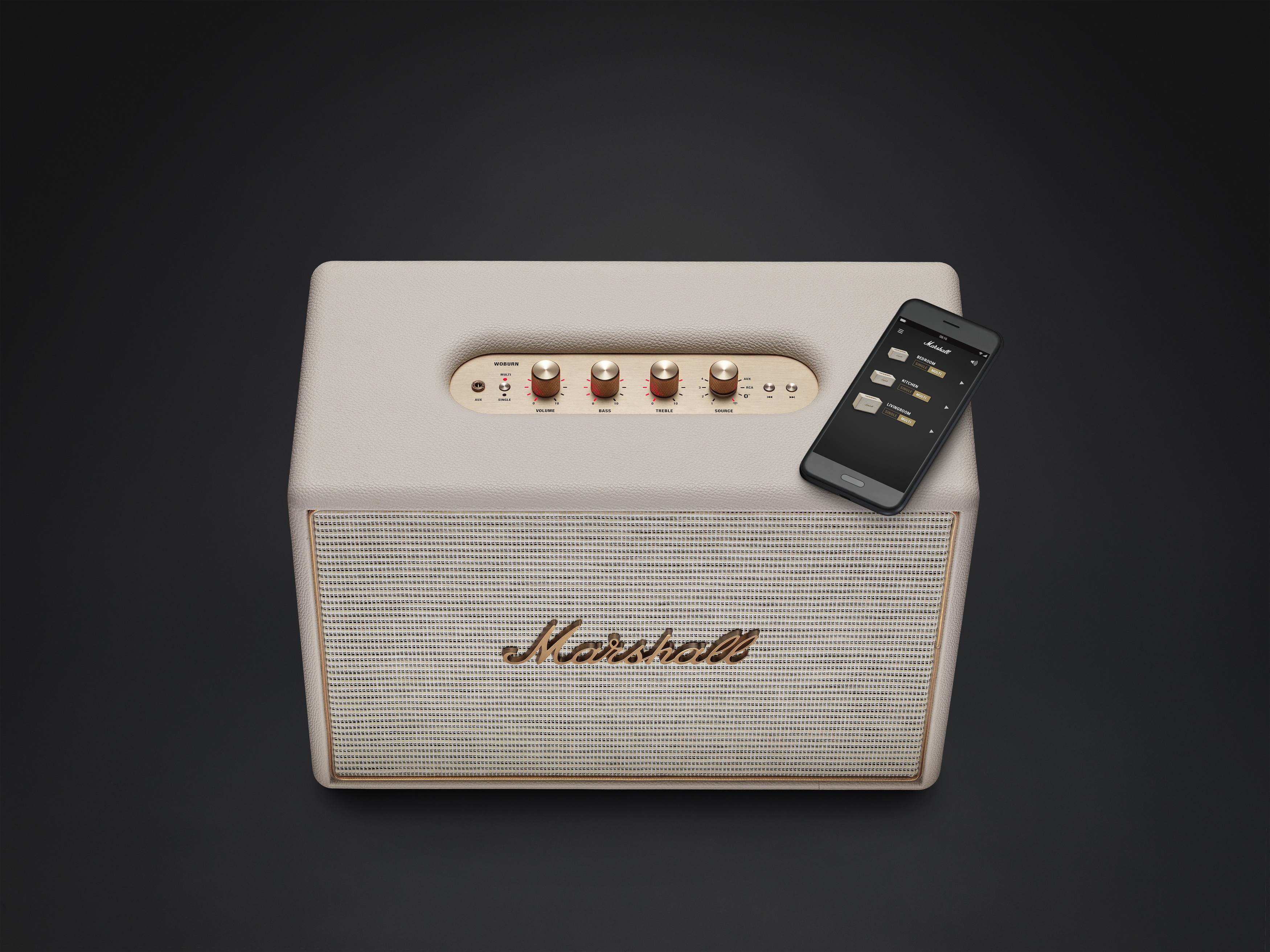 MARSHALL Woburn Wifi Lautsprecher, Creme