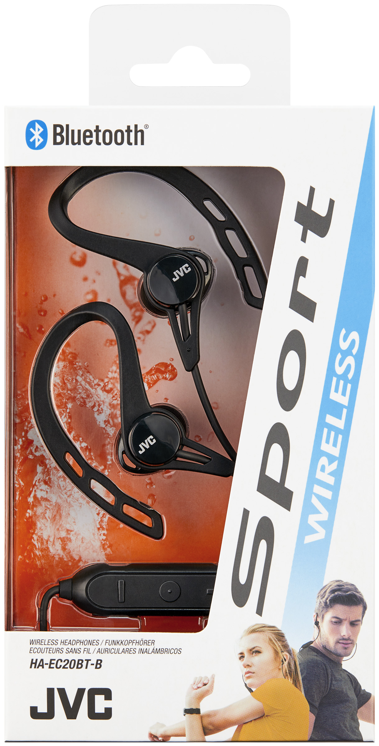 JVC HA-EC20BT-BE, In-ear Kopfhörer Bluetooth Schwarz