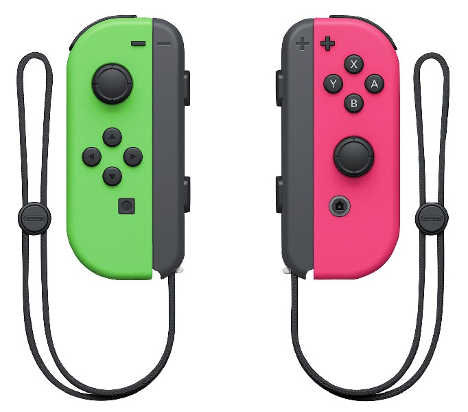 NINTENDO Switch Joy-Con 2er-Set Nintendo Controller Neon-Grün/Neon-Pink Switch für