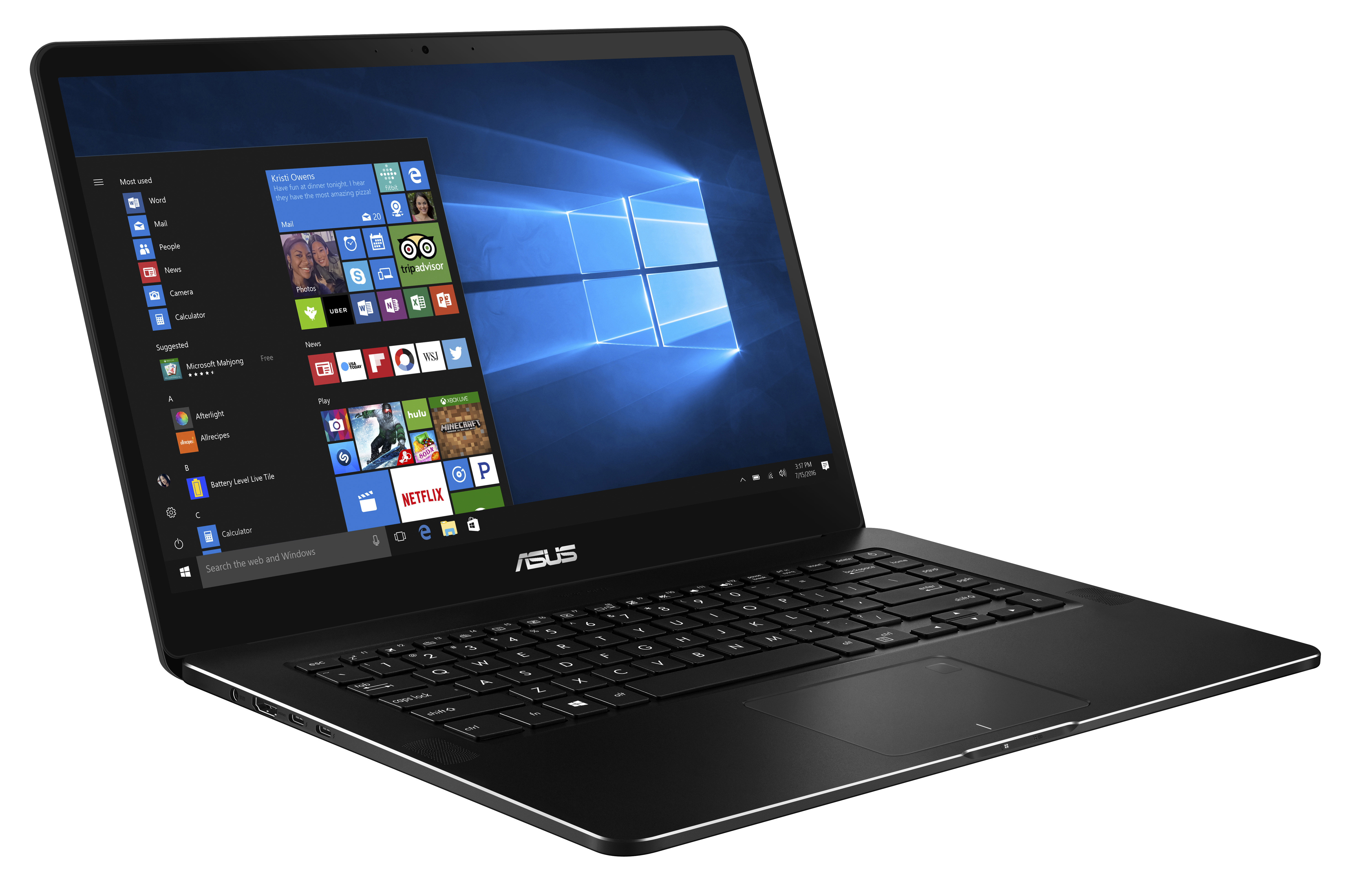 ASUS ZenBook Pro - 15,6 Zoll - Intel® Core™ i5 i5-7300HQ - 8 GB - 512 GB - NVIDIA GeForce® GTX 1050 - Windows 10 Home (64 Bit)