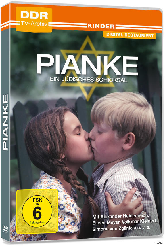 DVD-Hülle: Junge und Mädchen küssen sich. Titel: Pianke. Deutscher Text.
