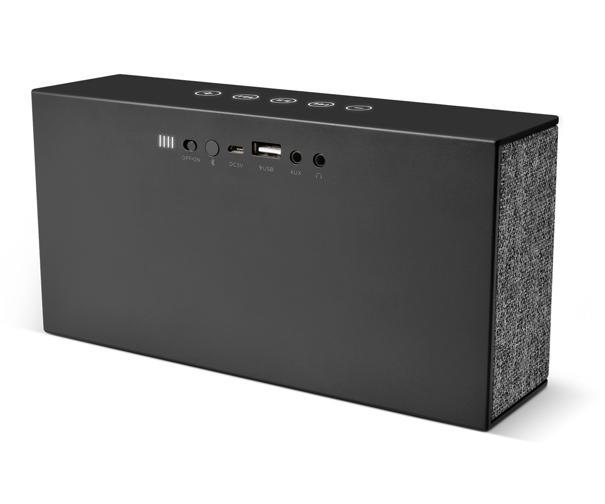 FRESH ‘N REBEL Rockbox Chunk Fabriq Edition Bluetooth Lautsprecher, Grau