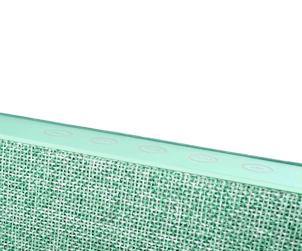 FRESH ‘N REBEL Rockbox Fold Fabriq Edition Bluetooth Lautsprecher, Mintgrün