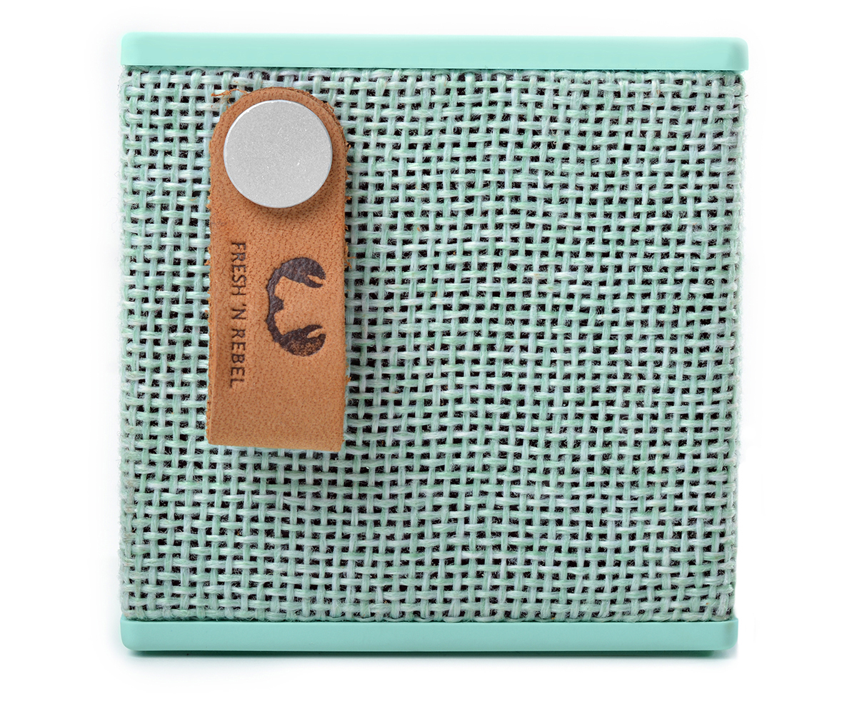 FRESH ‘N REBEL Rockbox Cube Fabriq Edition Bluetooth Lautsprecher, Mintgrün