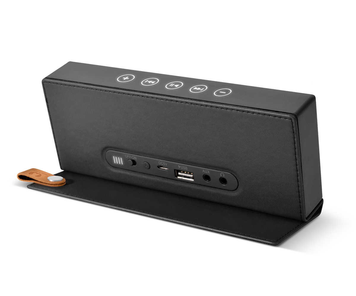 FRESH ‘N REBEL Rockbox Fold Fabriq Edition Bluetooth Lautsprecher, Grau