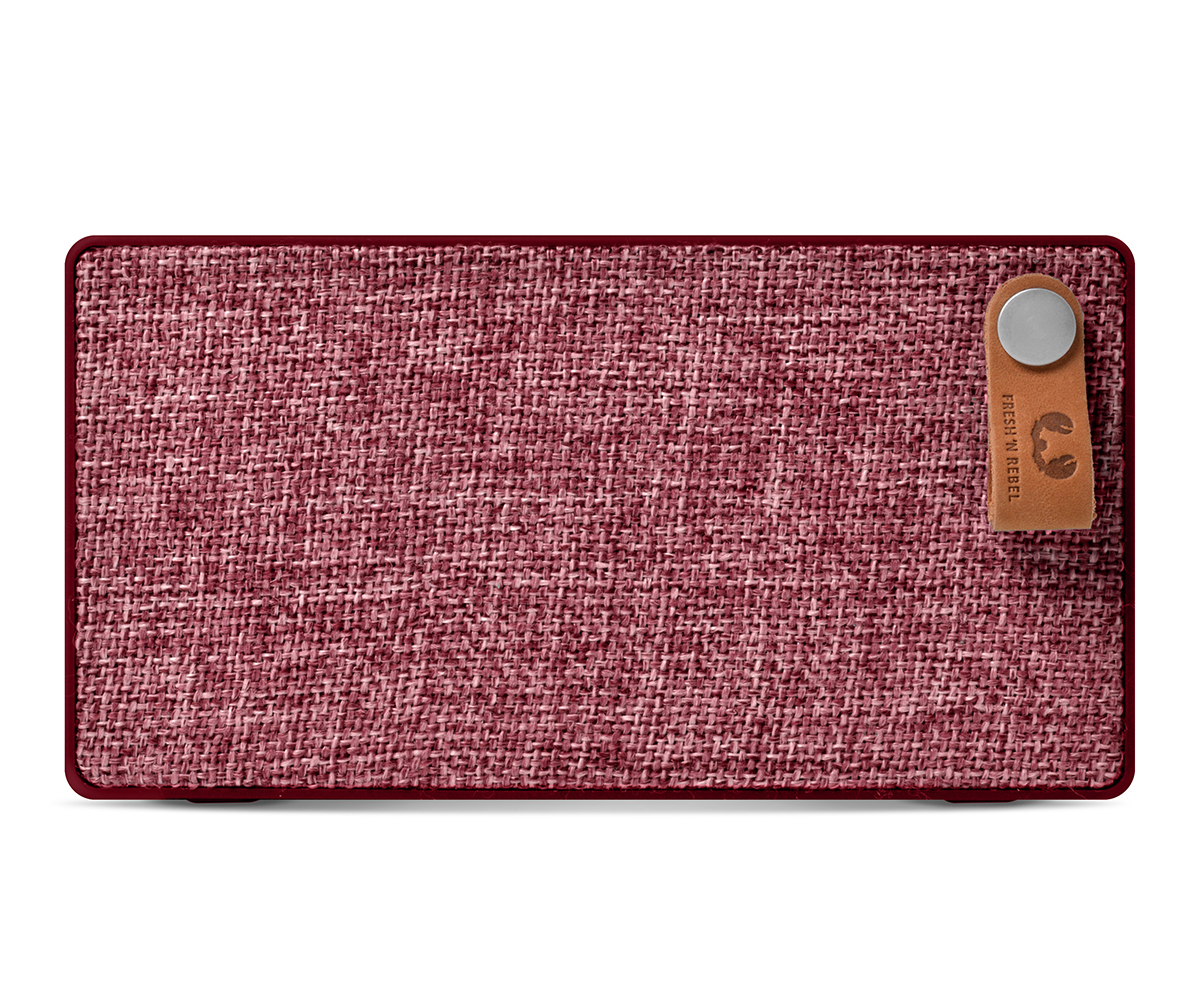 FRESH ‘N REBEL Rockbox Slice Fabriq Edition Bluetooth Lautsprecher, Rot
