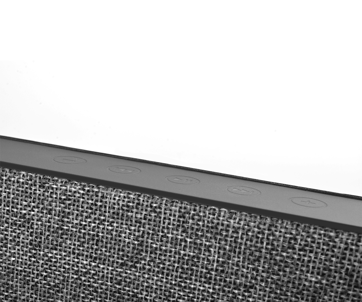 FRESH ‘N REBEL Rockbox Fold Fabriq Edition Bluetooth Lautsprecher, Grau