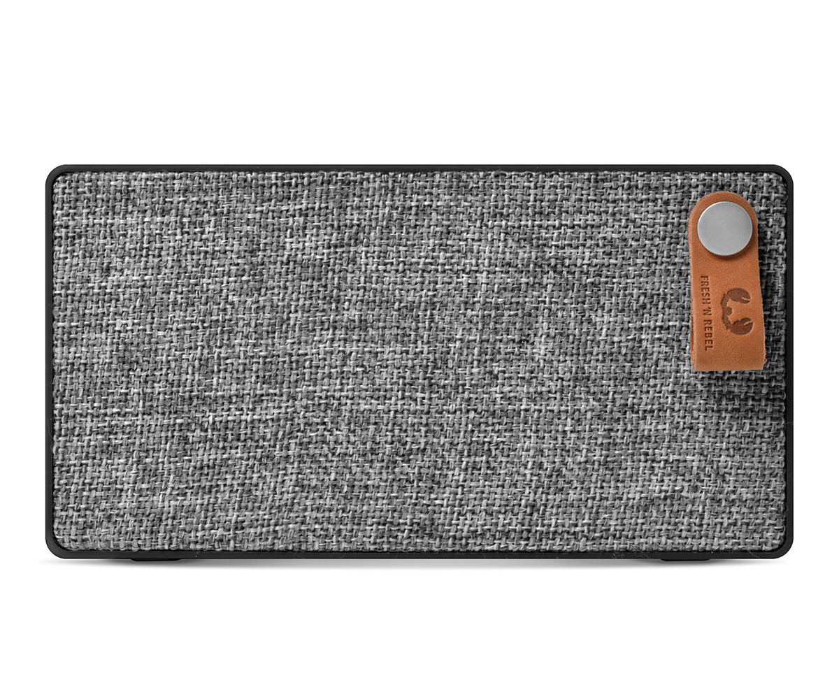 FRESH ‘N REBEL Rockbox Slice Fabriq Edition Bluetooth Lautsprecher, Grau