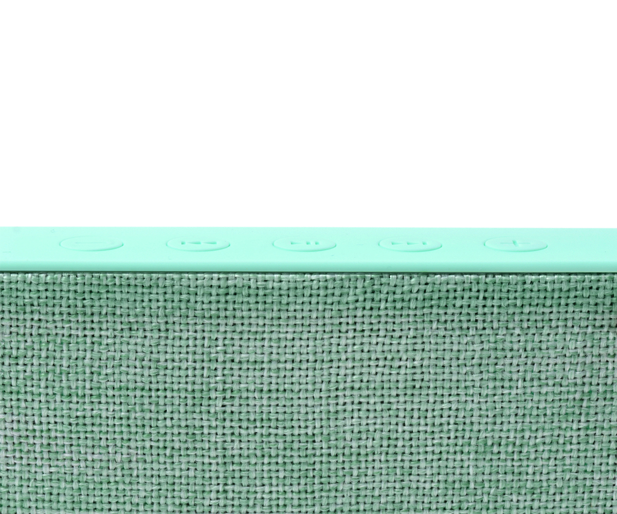 FRESH ‘N REBEL Rockbox Slice Fabriq Edition Bluetooth Lautsprecher, Mintgrün