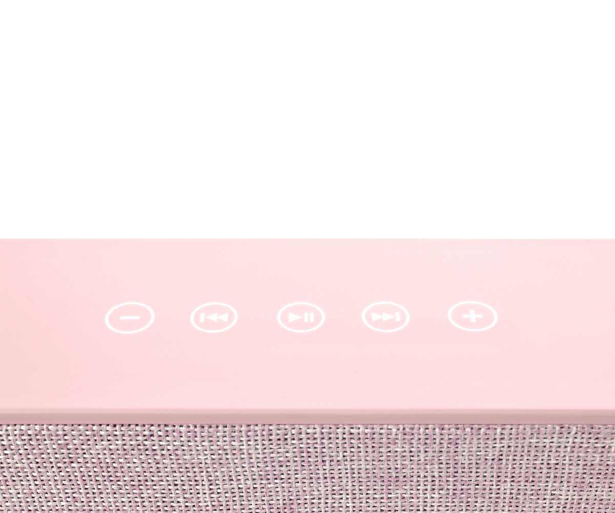 FRESH ‘N REBEL Rockbox Chunk Fabriq Edition Bluetooth Lautsprecher, Rosé