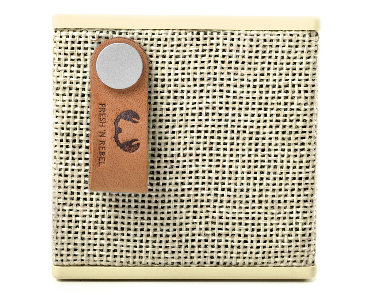 FRESH ‘N REBEL Rockbox Cube Fabriq Edition Bluetooth Lautsprecher, Gelb