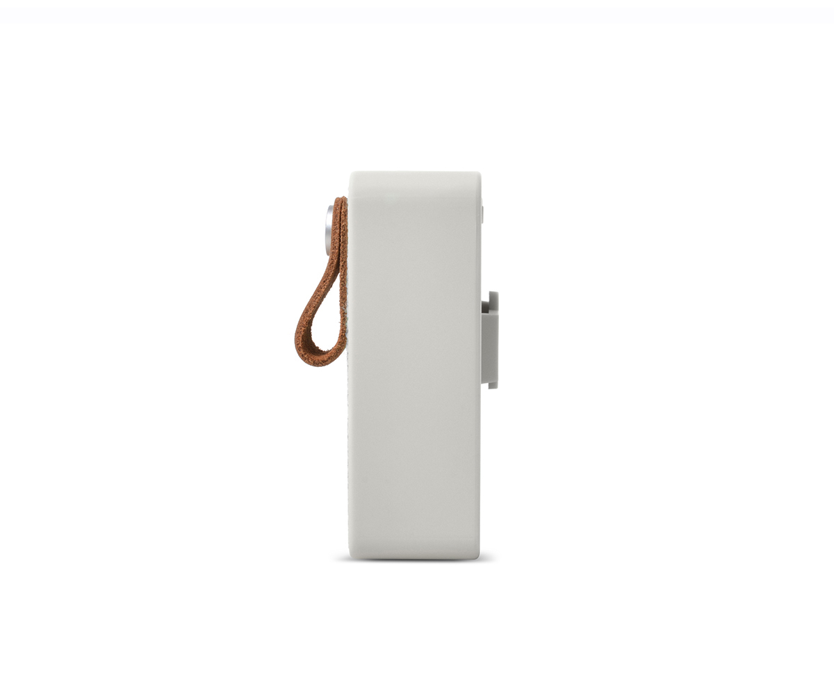 FRESH ‘N REBEL Rockbox Slice Fabriq Edition Bluetooth Lautsprecher, Hellgrau