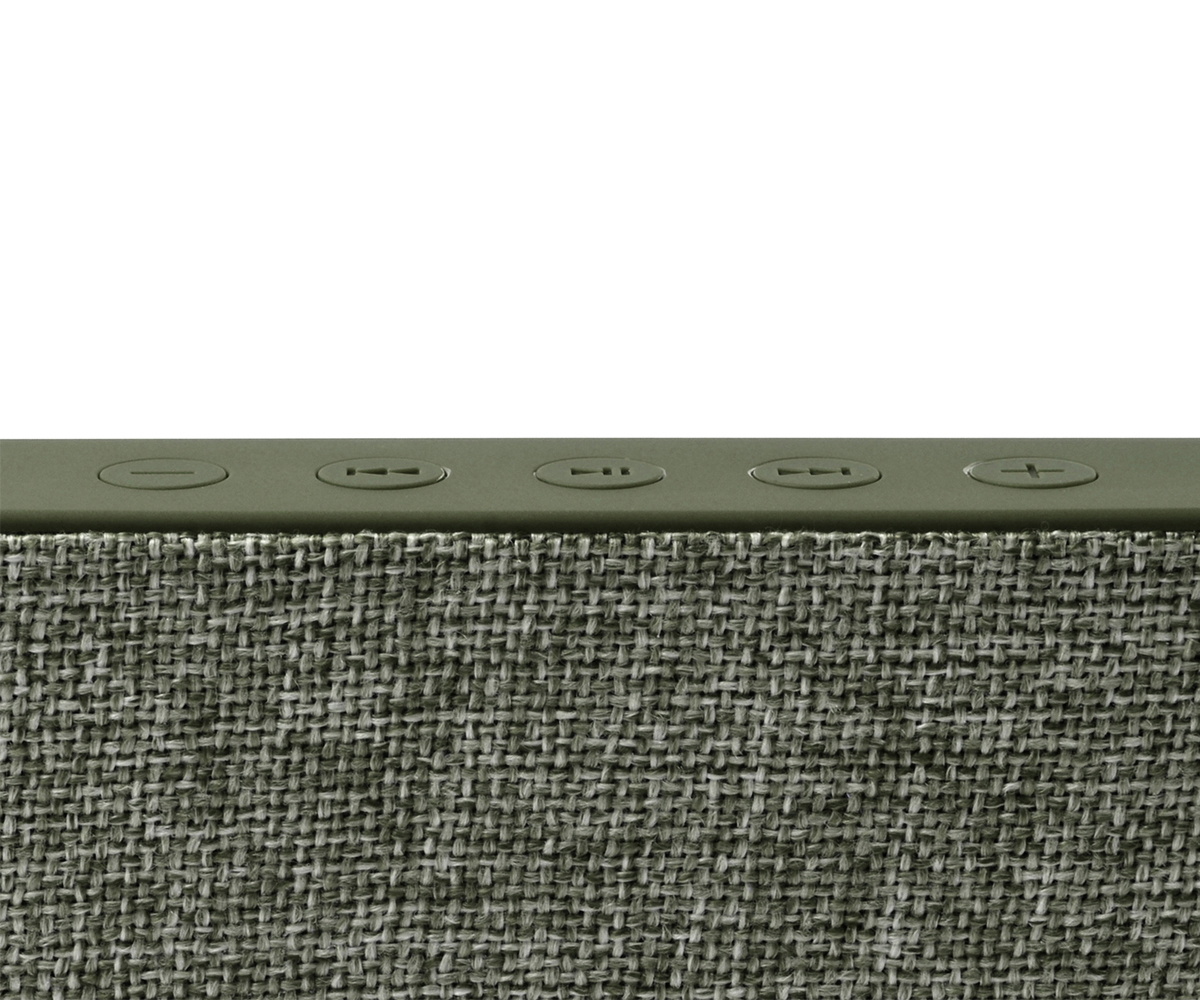 FRESH ‘N REBEL Rockbox Slice Fabriq Edition Bluetooth Lautsprecher, Grün