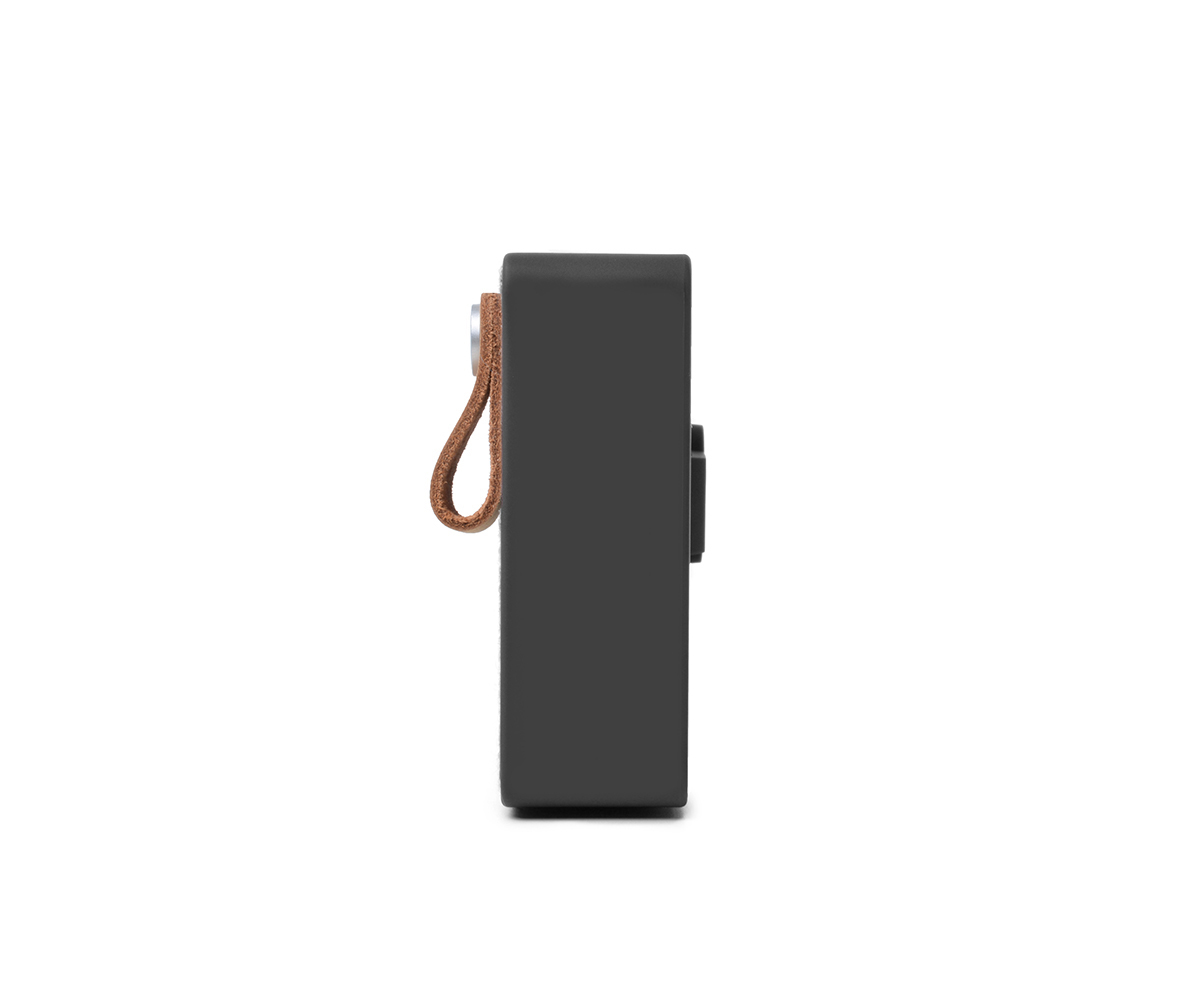 FRESH ‘N REBEL Rockbox Slice Fabriq Edition Bluetooth Lautsprecher, Grau