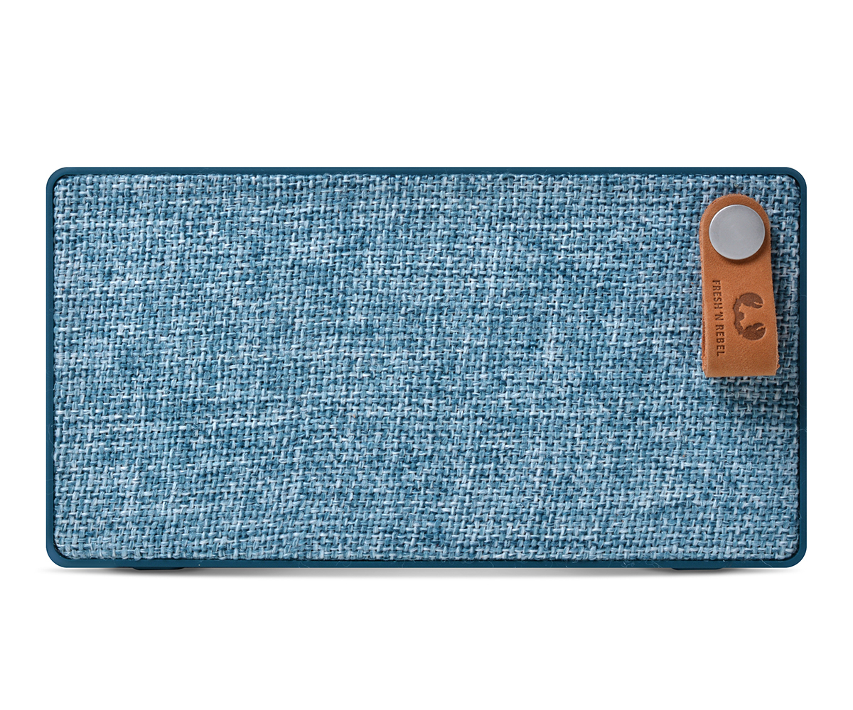 FRESH ‘N REBEL Rockbox Slice Fabriq Edition Bluetooth Lautsprecher, Blau