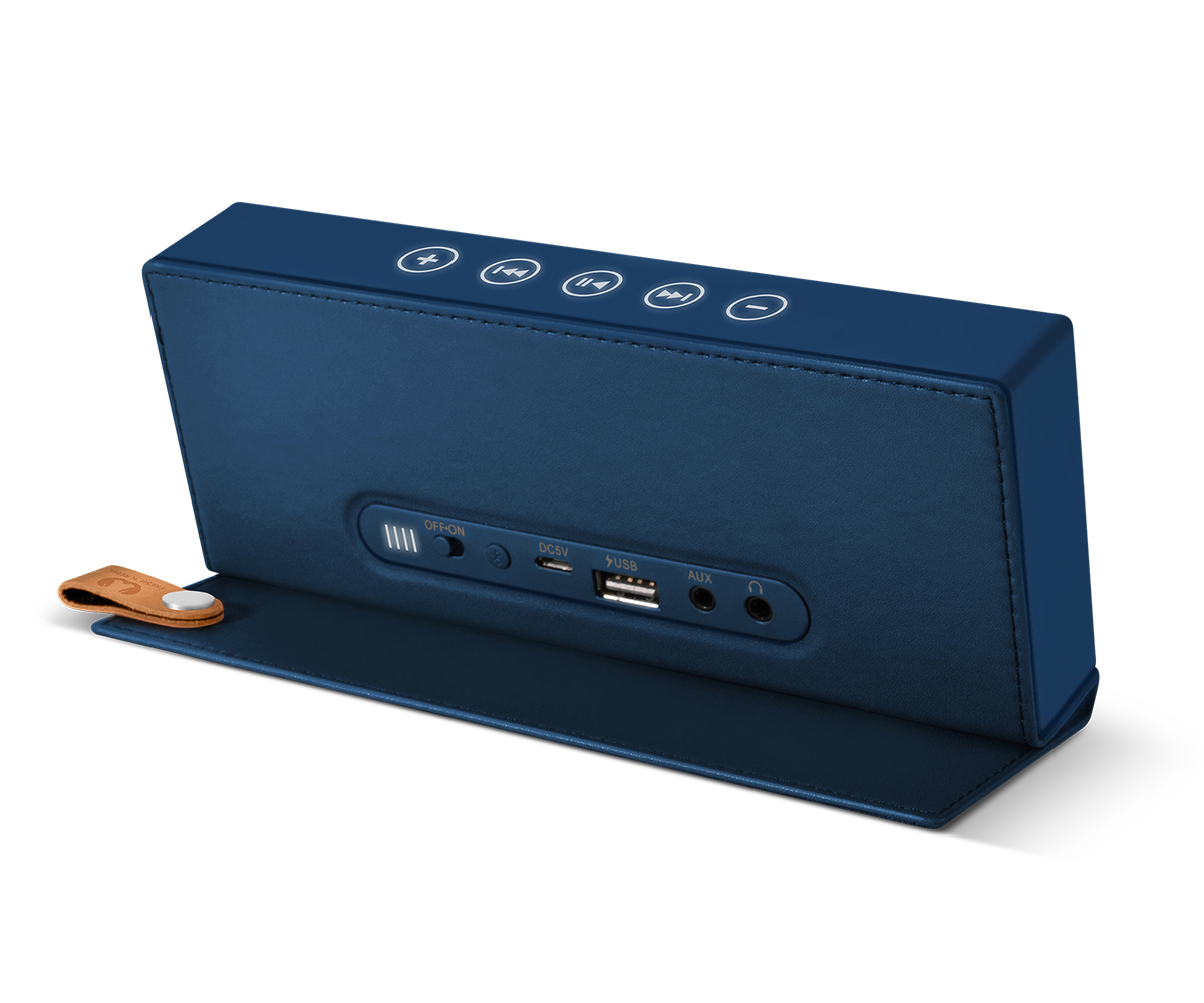 FRESH ‘N REBEL Rockbox Fold Fabriq Edition Bluetooth Lautsprecher, Blau