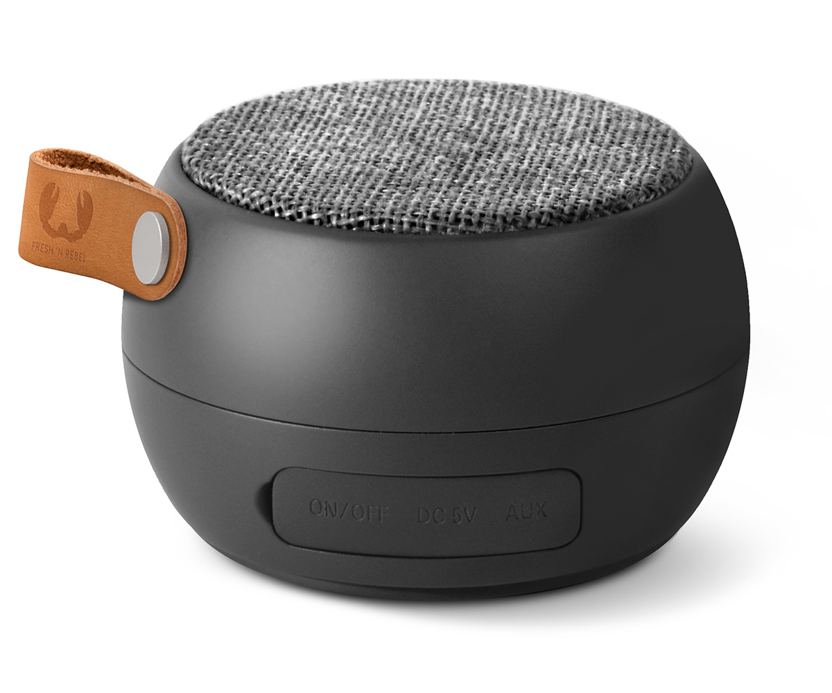 FRESH ‘N REBEL 1RB2000CC Bluetooth Lautsprecher, Schwarz/Grau, Wasserfest
