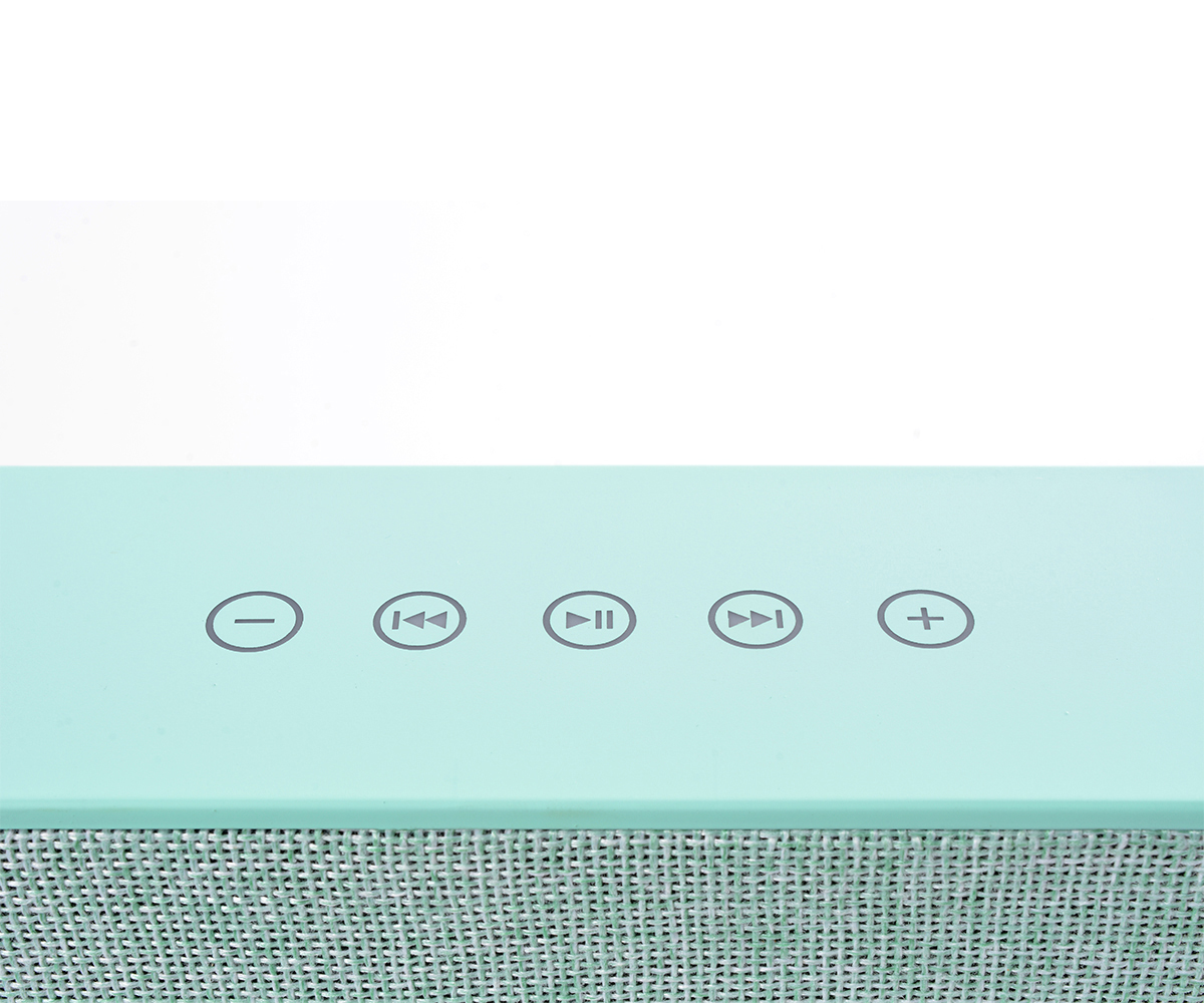 FRESH ‘N REBEL Rockbox Brick Fabriq Edition Bluetooth Lautsprecher, Türkis