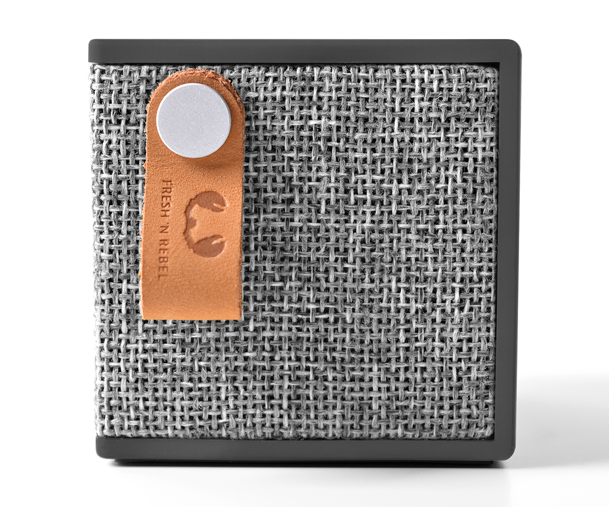 FRESH ‘N REBEL Rockbox Brick Fabriq Edition Bluetooth Lautsprecher, Grau
