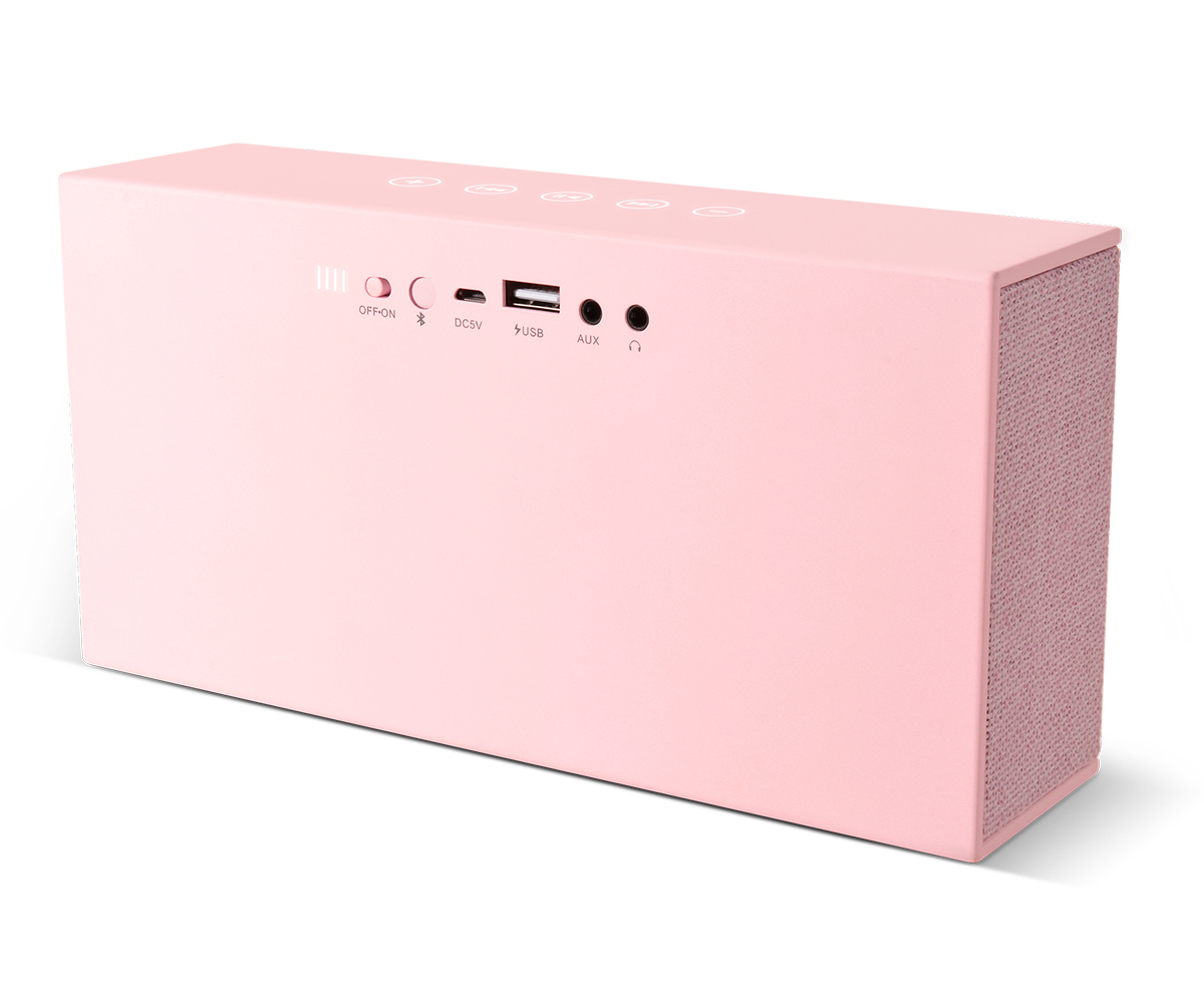 FRESH ‘N REBEL Rockbox Chunk Fabriq Edition Bluetooth Lautsprecher, Rosé