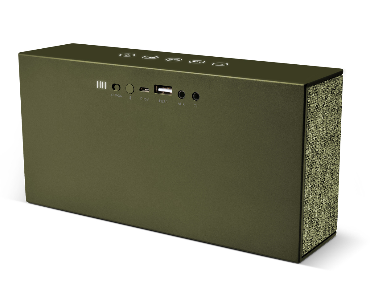 FRESH ‘N REBEL Rockbox Chunk Fabriq Edition Bluetooth Lautsprecher, Grün