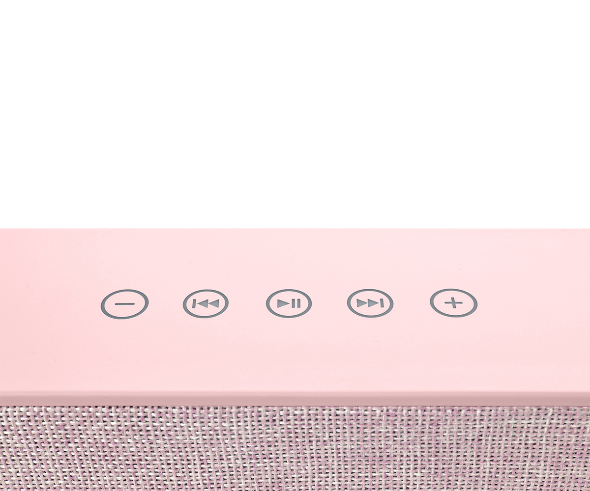 FRESH ‘N REBEL Rockbox Chunk Fabriq Edition Bluetooth Lautsprecher, Rosé