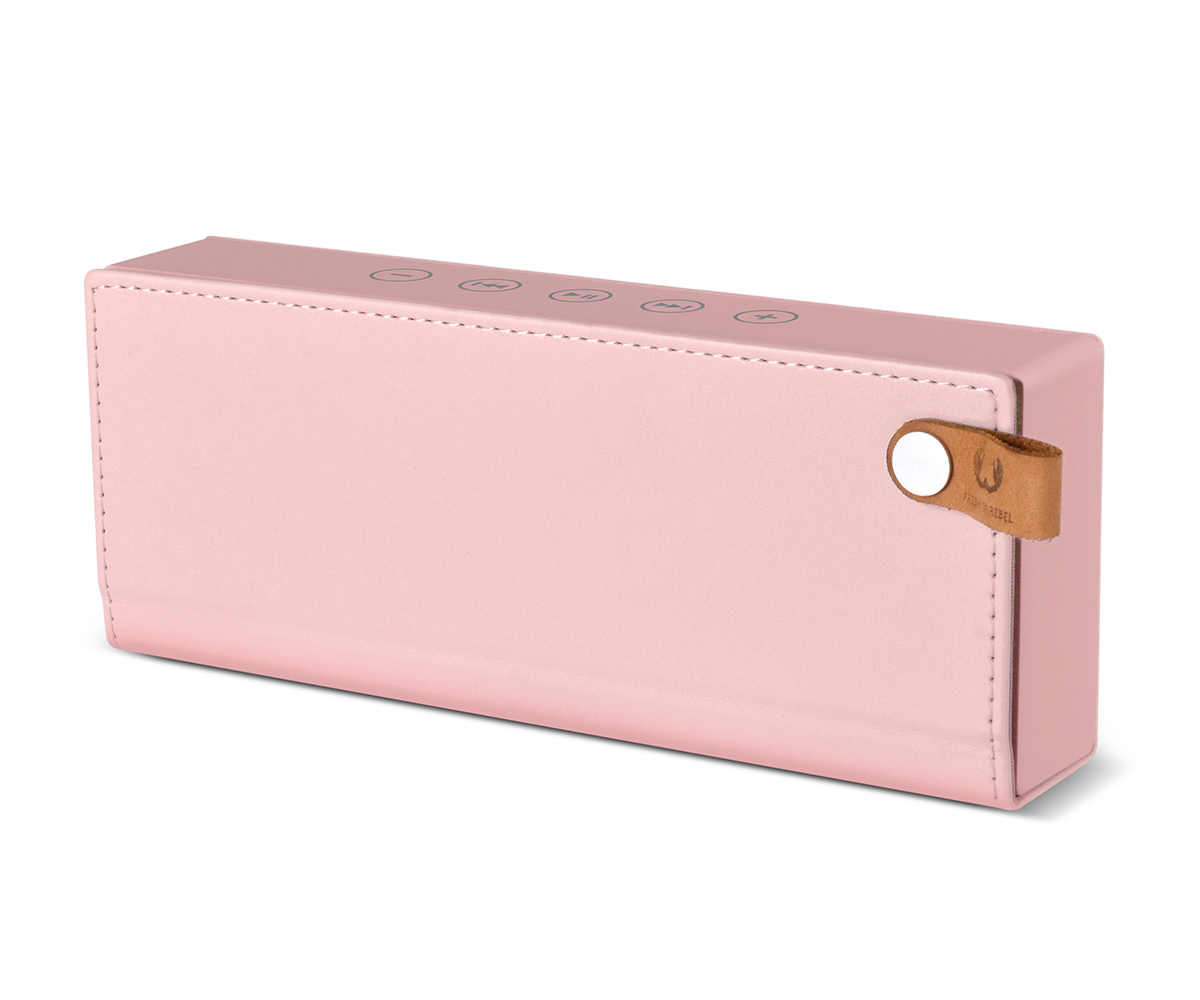 FRESH ‘N REBEL Rockbox Fold Fabriq Edition Bluetooth Lautsprecher, Rosé