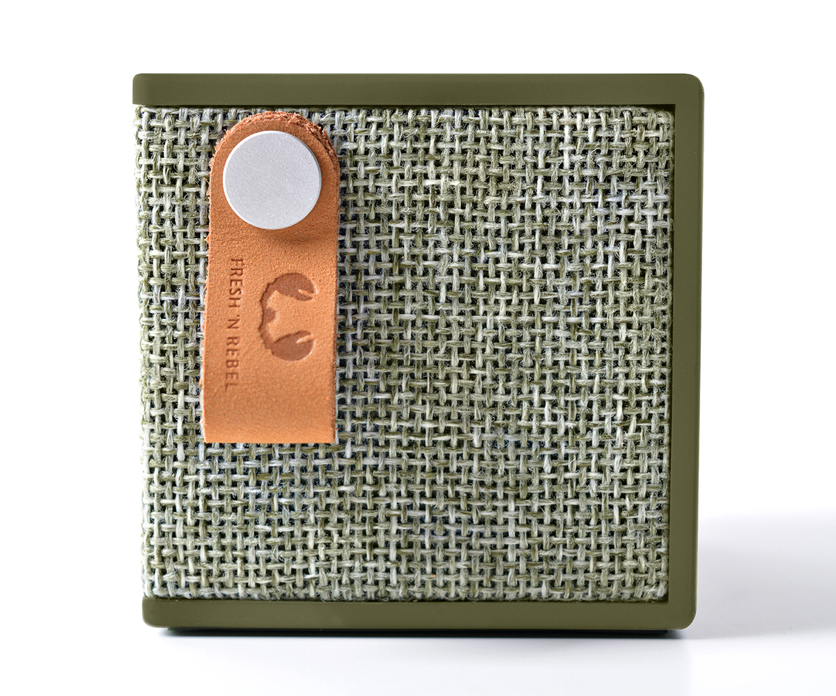 FRESH ‘N REBEL Rockbox Brick Fabriq Edition Bluetooth Lautsprecher, Olivgrün
