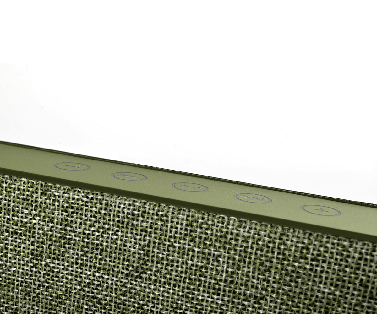 FRESH ‘N REBEL Rockbox Fold Fabriq Edition Bluetooth Lautsprecher, Grün