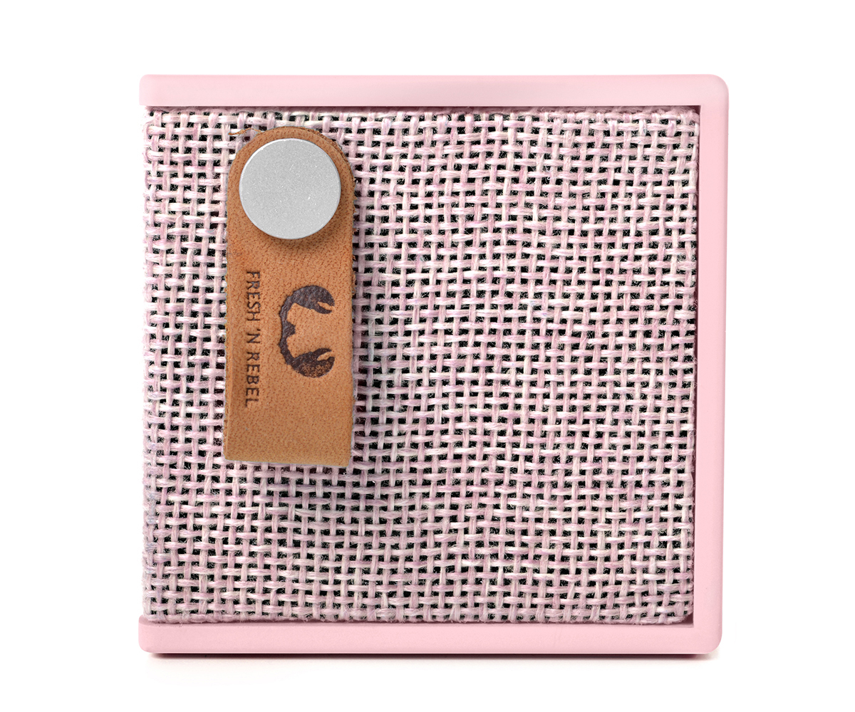 FRESH ‘N REBEL Rockbox Brick Fabriq Edition Bluetooth Lautsprecher, Rosé