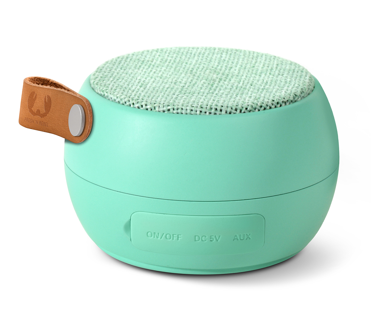 FRESH ‘N REBEL 1RB2000PT Bluetooth Lautsprecher, Mintgrün, Wasserfest