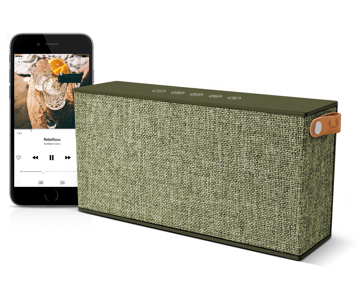 FRESH ‘N REBEL Rockbox Chunk Fabriq Edition Bluetooth Lautsprecher, Grün