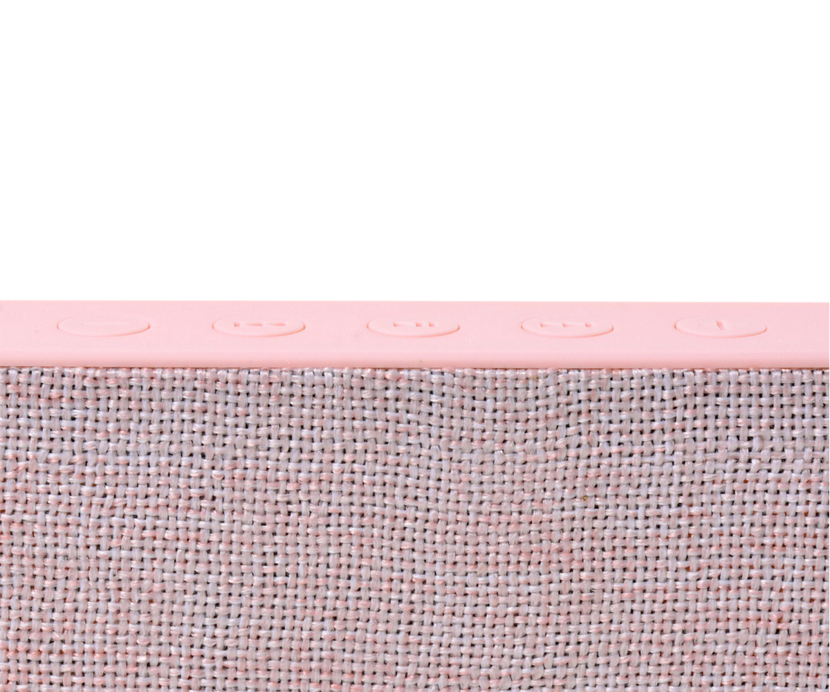 FRESH ‘N REBEL Rockbox Slice Fabriq Edition Bluetooth Lautsprecher, Rosé