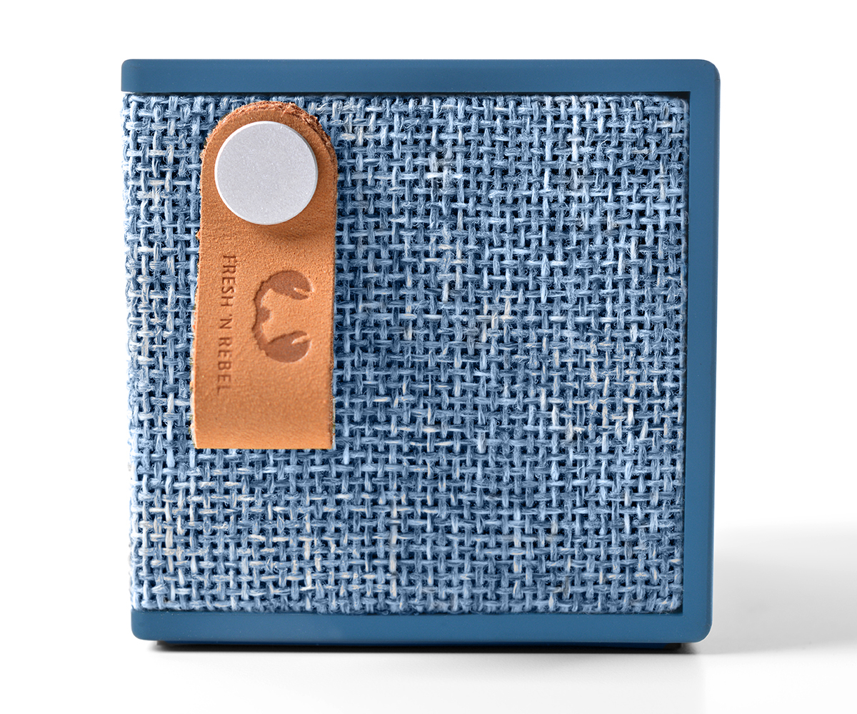 FRESH ‘N REBEL Rockbox Brick Fabriq Edition Bluetooth Lautsprecher, Blau