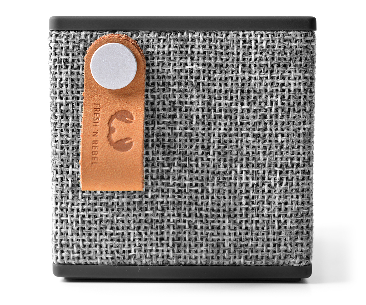 FRESH ‘N REBEL Rockbox Cube Fabriq Edition Bluetooth Lautsprecher, Grau