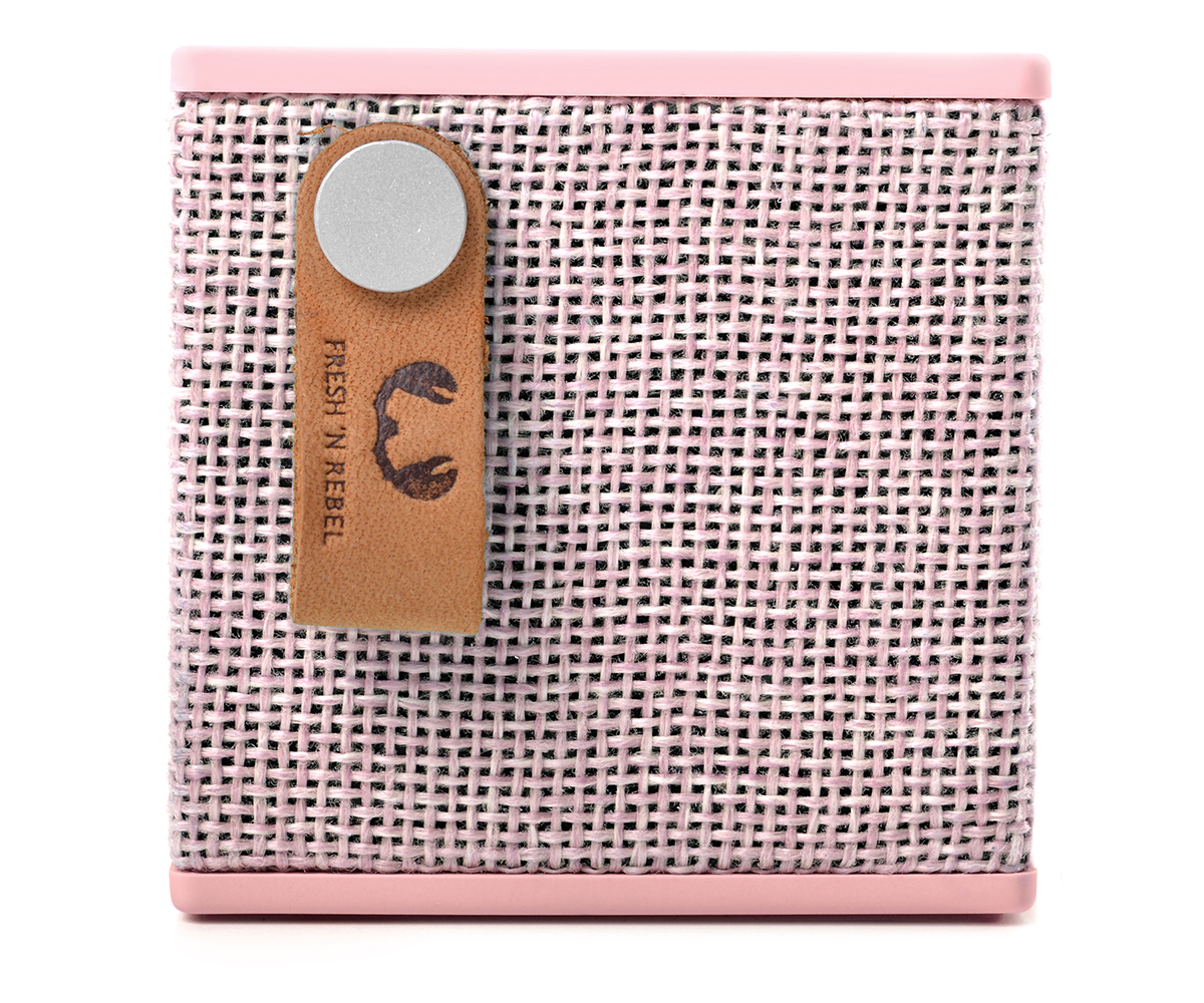 FRESH ‘N REBEL Rockbox Cube Fabriq Edition Bluetooth Lautsprecher, Rosé