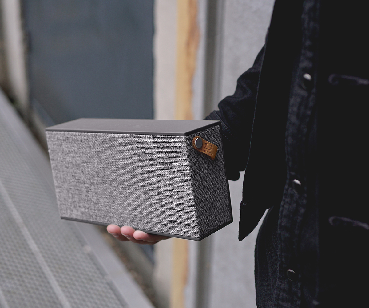 FRESH ‘N REBEL Rockbox Chunk Fabriq Edition Bluetooth Lautsprecher, Grau