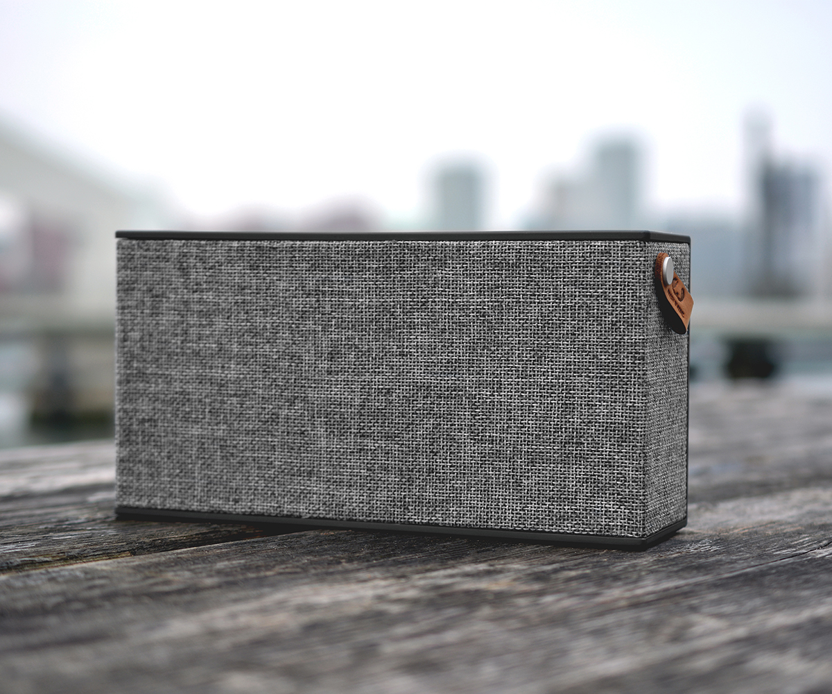 FRESH ‘N REBEL Rockbox Chunk Fabriq Edition Bluetooth Lautsprecher, Grau