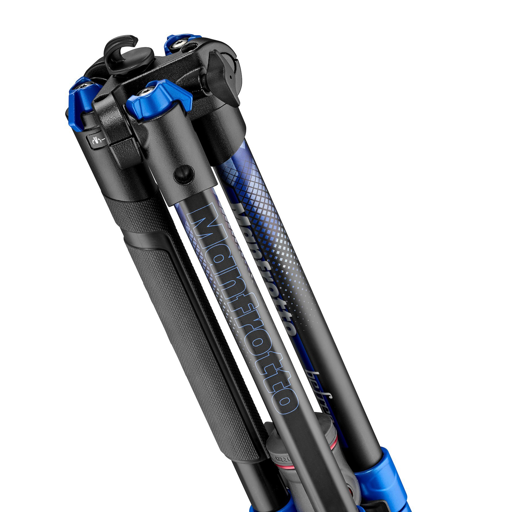 MANFROTTO MKBFRA4BL-BH Befree Reisetativ Stativ, Blau, Höhe offen bis 1440 mm