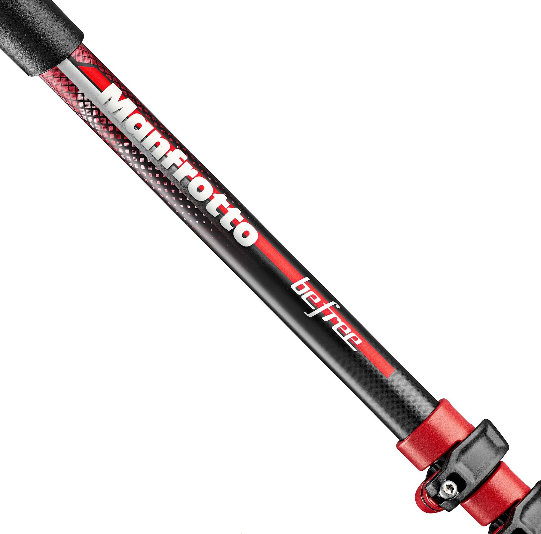 MANFROTTO MKBFRA4RD-BH Befree Dreibein Stativ, Rot, Höhe offen bis 1440 mm