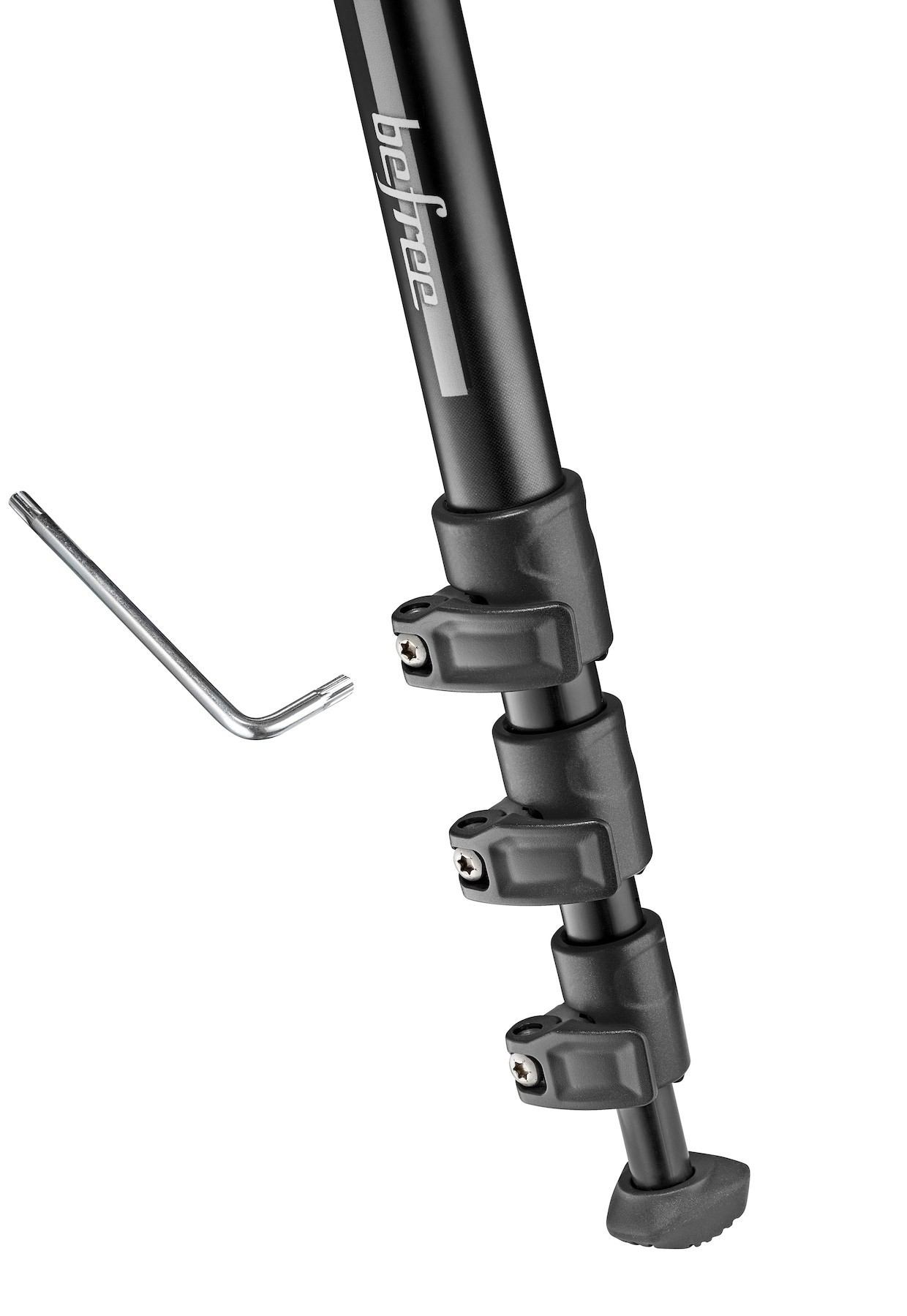 MANFROTTO MKBFRA4GY-BH Befree Stativ, Grau, Höhe offen bis 1440 mm